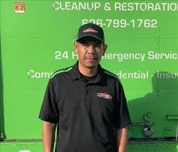 Pablo Salazar, team member at SERVPRO of Irwindale / Baldwin Park