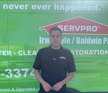 Diego Vargas, team member at SERVPRO of Irwindale / Baldwin Park